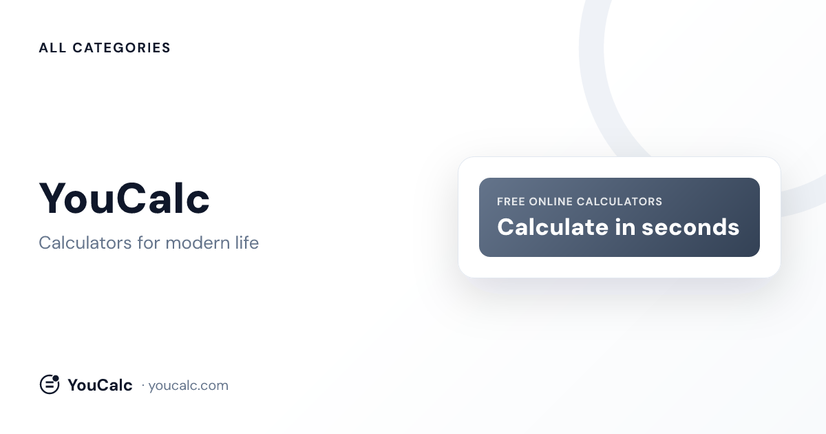 YouCalc Free calculators screenshot 1
